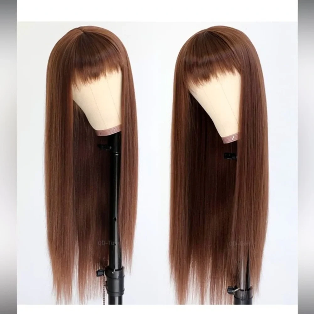 Blooming Hair  100% 10A Human Hair Bang Wig